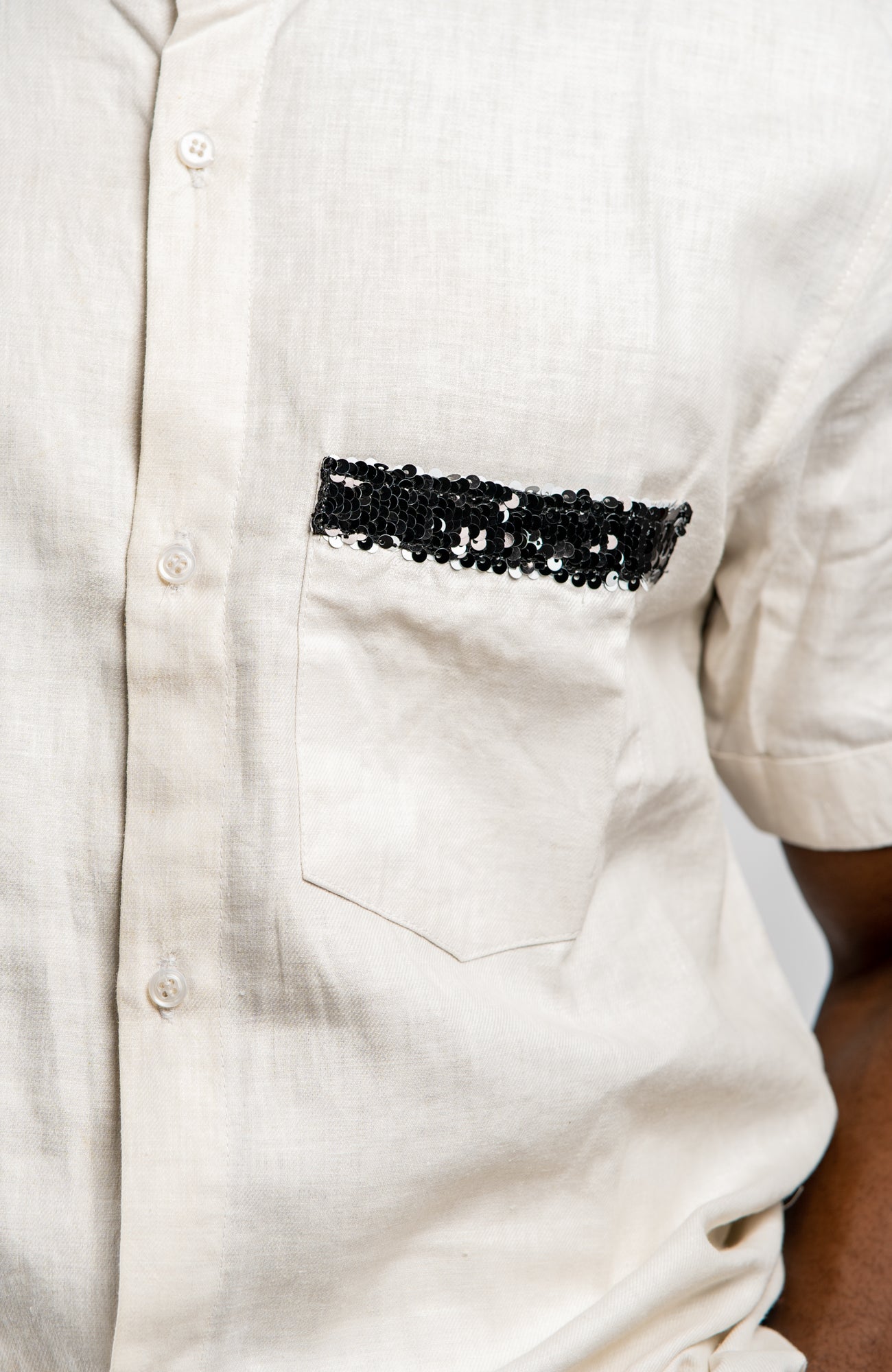 Luxe Men Sequence Set-Plain